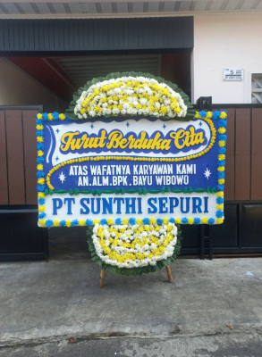 Papan Bunga Duka di Jawai Selatan